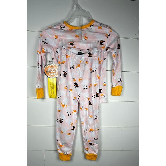 NWT-PJ's & Pumpkins 2 Piece Girls Long Sleeve Halloween Pajamas-4T - Picture 5 of 8